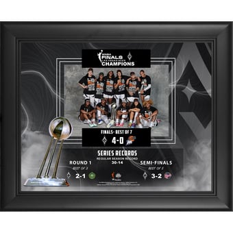Las Vegas Aces 2025 WNBA Finals Champions Framed 13" x 16" Collage