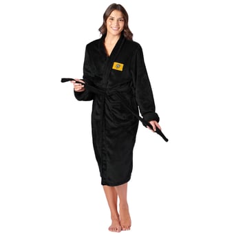 Women's The Northwest Group  Black Christopher Bell Silk Touch Robe
