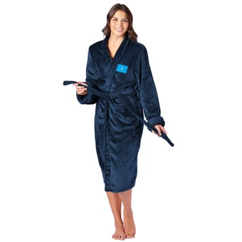 Women's The Northwest Group  Navy Ross Chastain Silk Touch Robe
