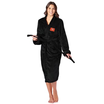 Women's The Northwest Group  Black Chase Briscoe Silk Touch Robe