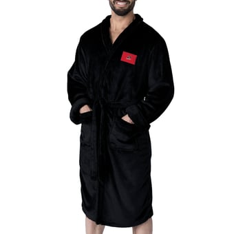 Men's The Northwest Group  Black Austin Dillon Silk Touch Robe