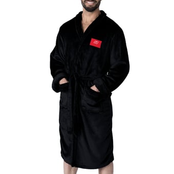 Men's The Northwest Group  Black Ty Gibbs Silk Touch Robe