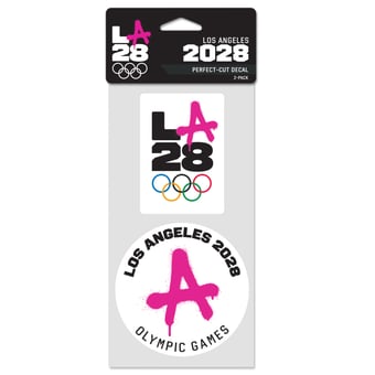 WinCraft  LA 2028 Summer Olympics 4" x 8" Perfect Cut Decal