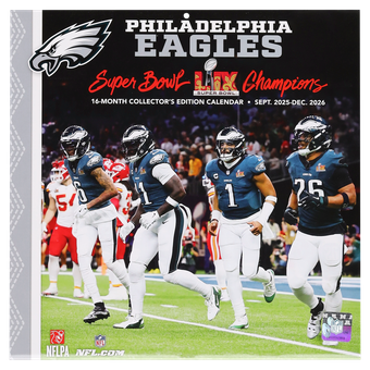 Philadelphia Eagles 2026 12x12 Team Wall Calendar