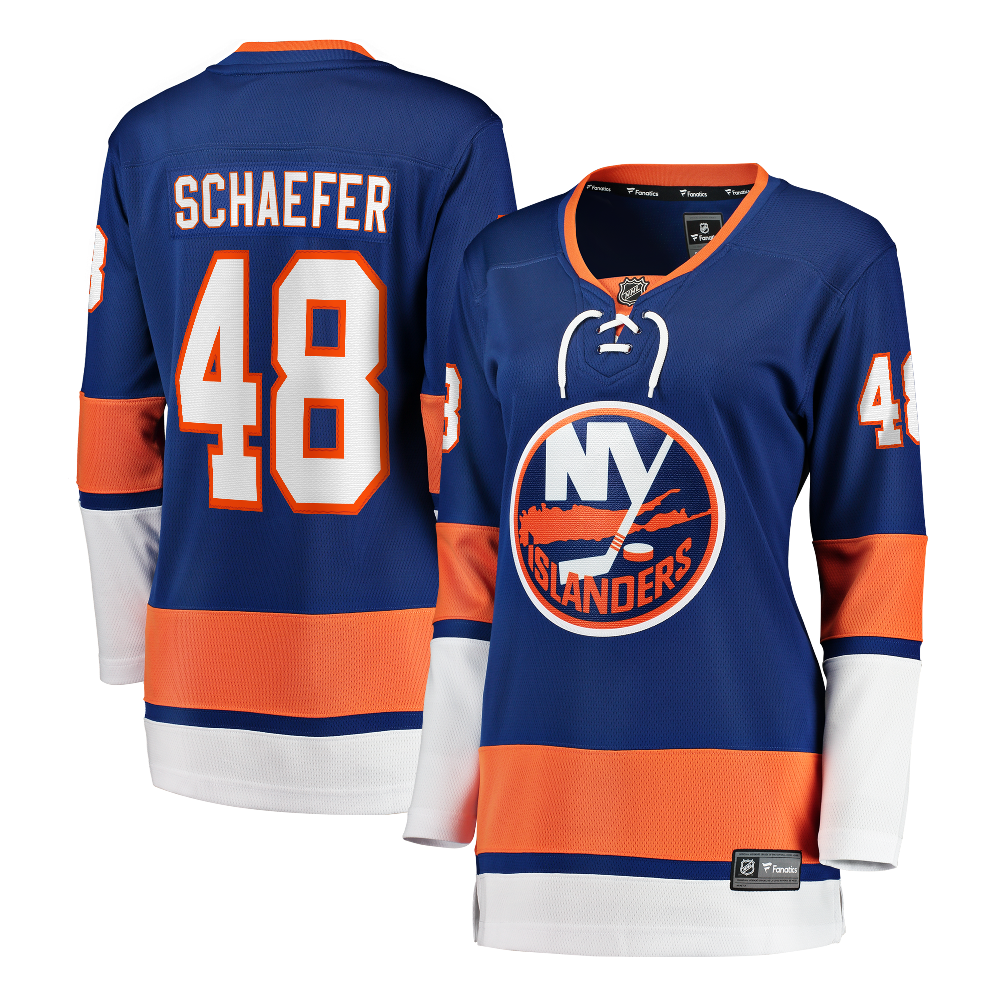 Women’s Fanatics Matthew Schaefer Royal New York Islanders Home Breakaway Player Jerseys