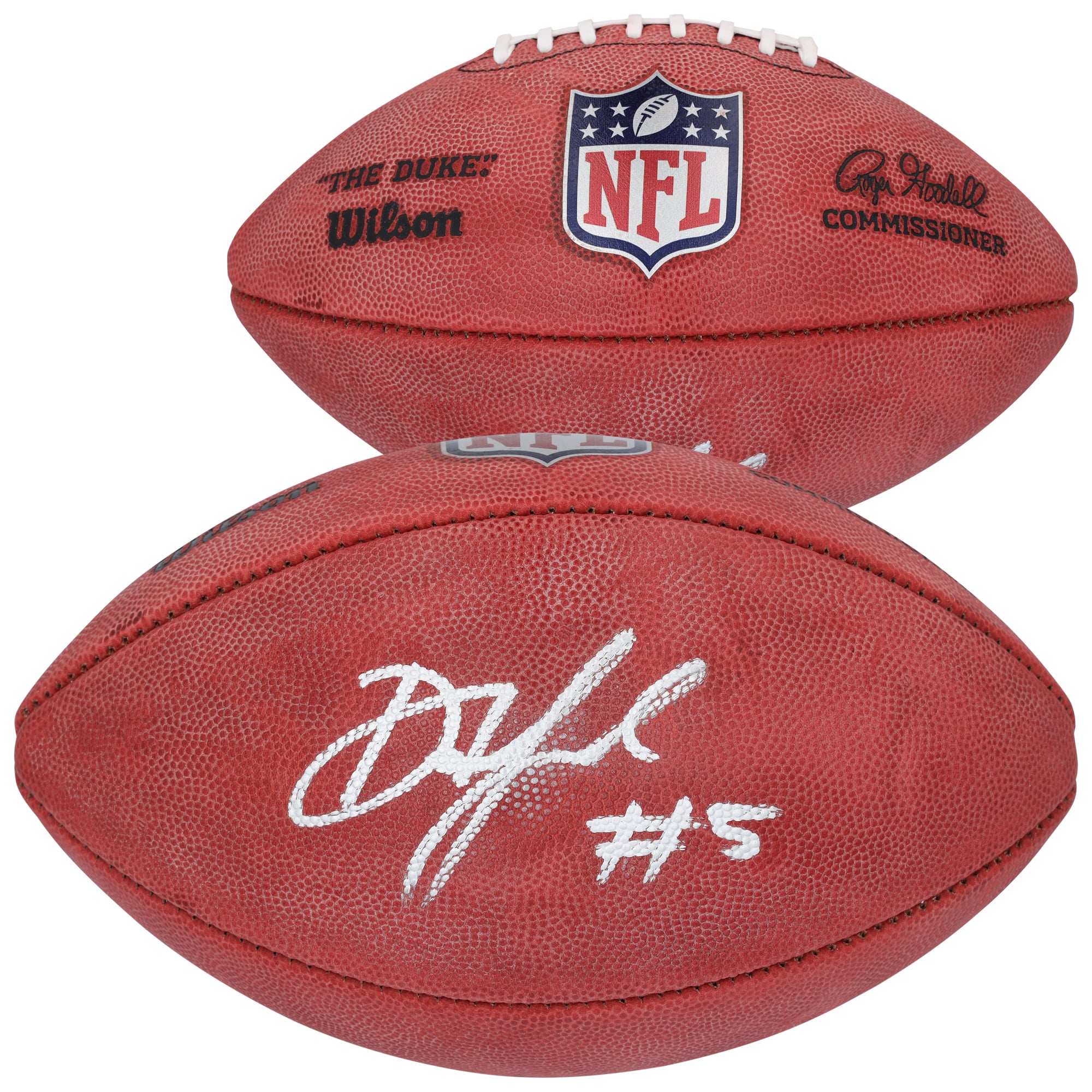 Drake London Atlanta Falcons Autographed Wilson Duke Full Color Football
