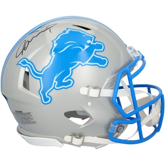 Jameson Williams Detroit Lions Autographed Riddell Speed Authentic Helmet