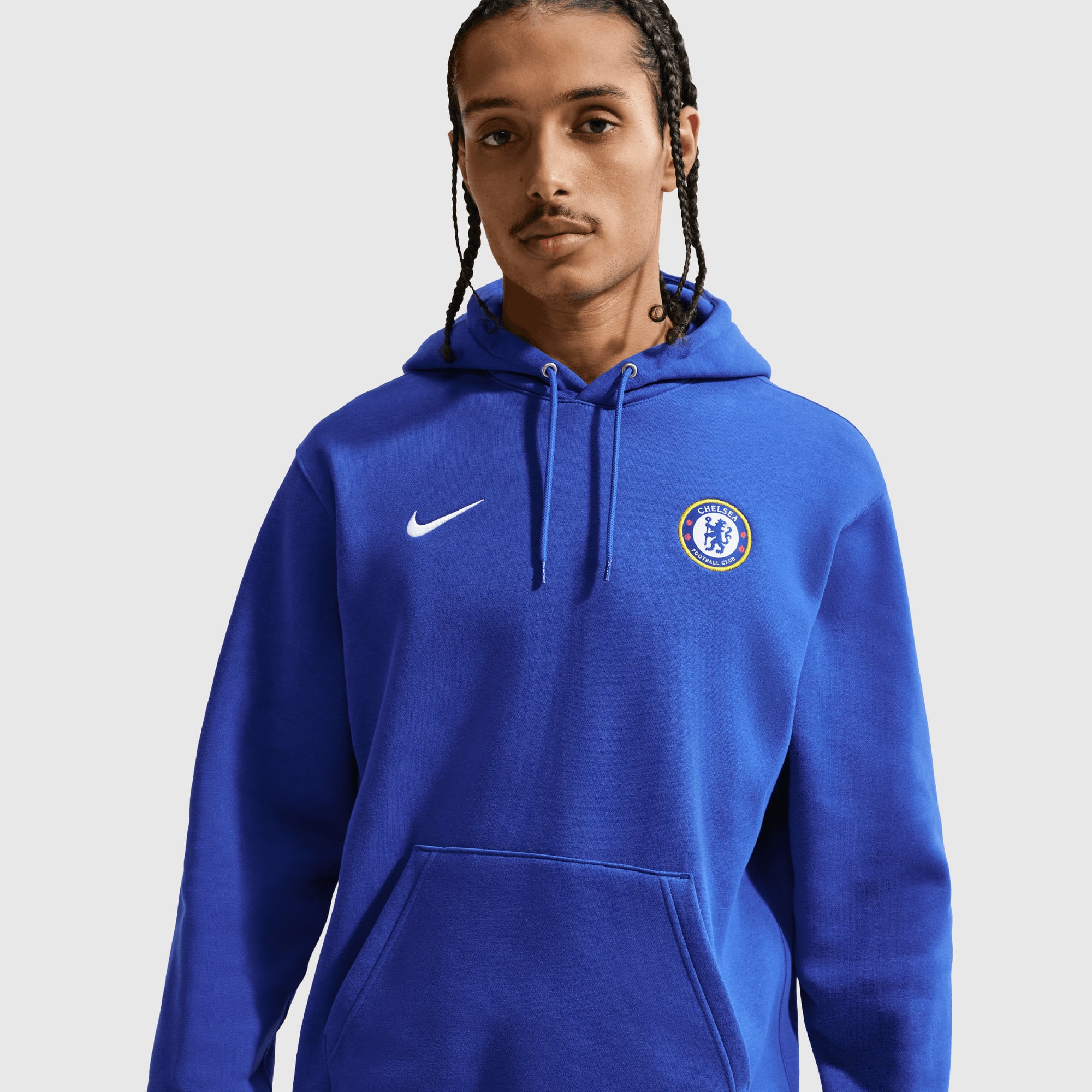 Sweat à capuche Chelsea Nike Club - Bleu vif
