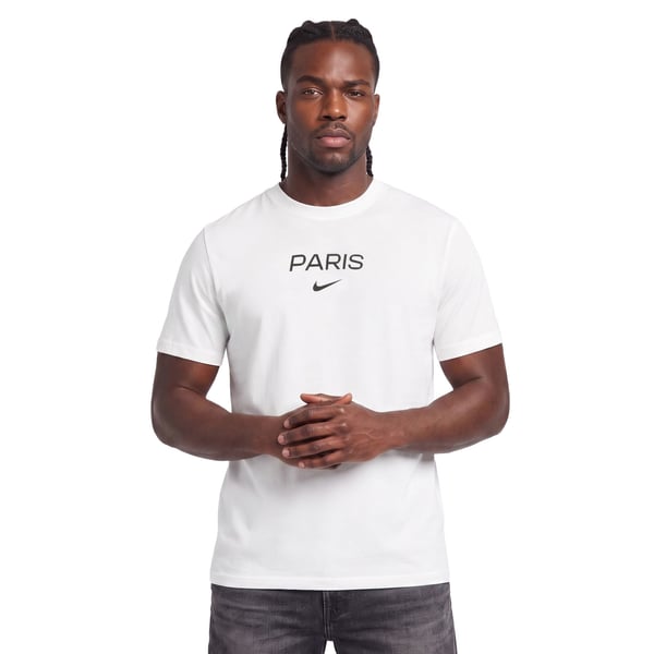 T-Shirt PSG Nike Wordmark - Blanc