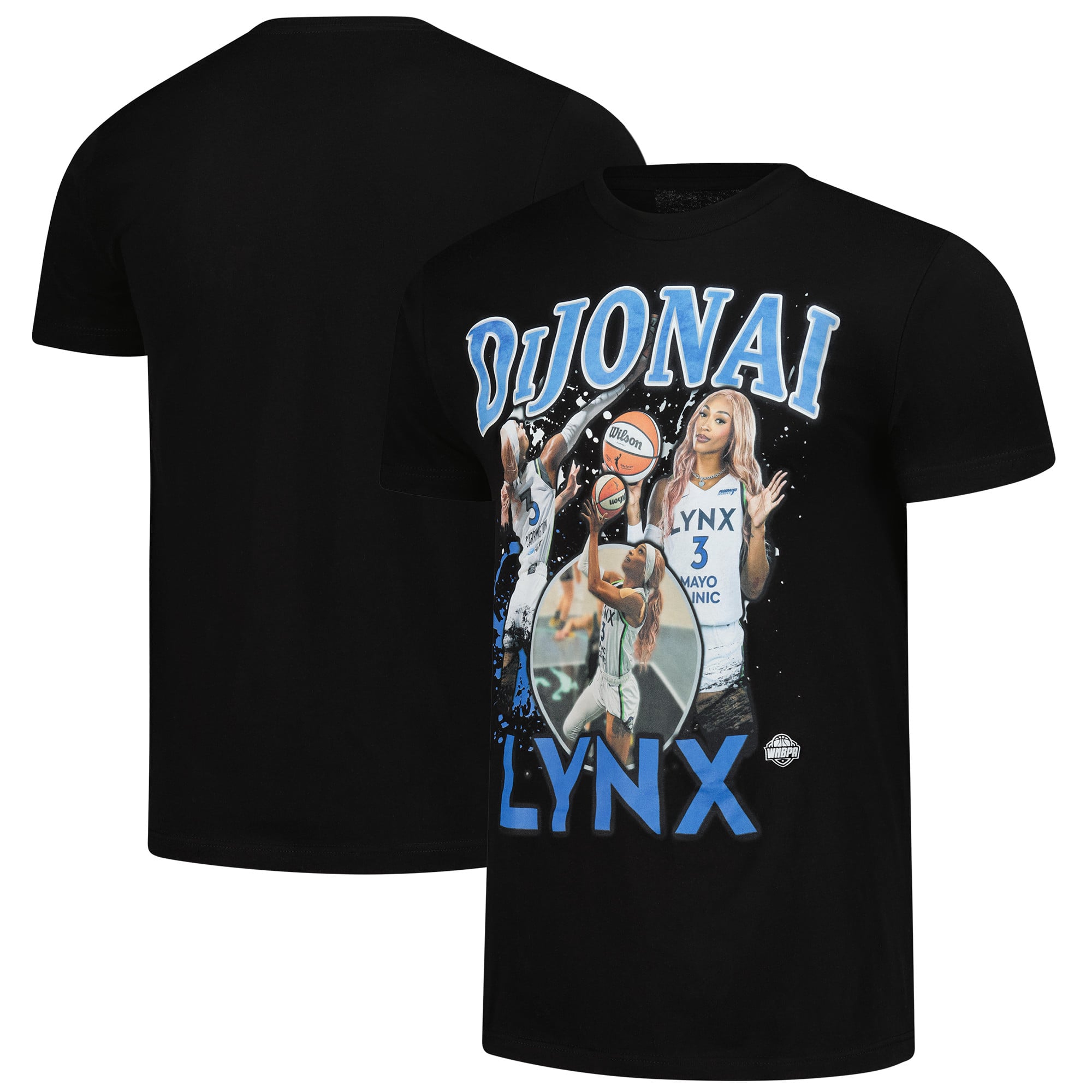 Unisex Stadium Essentials DiJonai Carrington Black Minnesota Lynx Crossroads T-Shirt