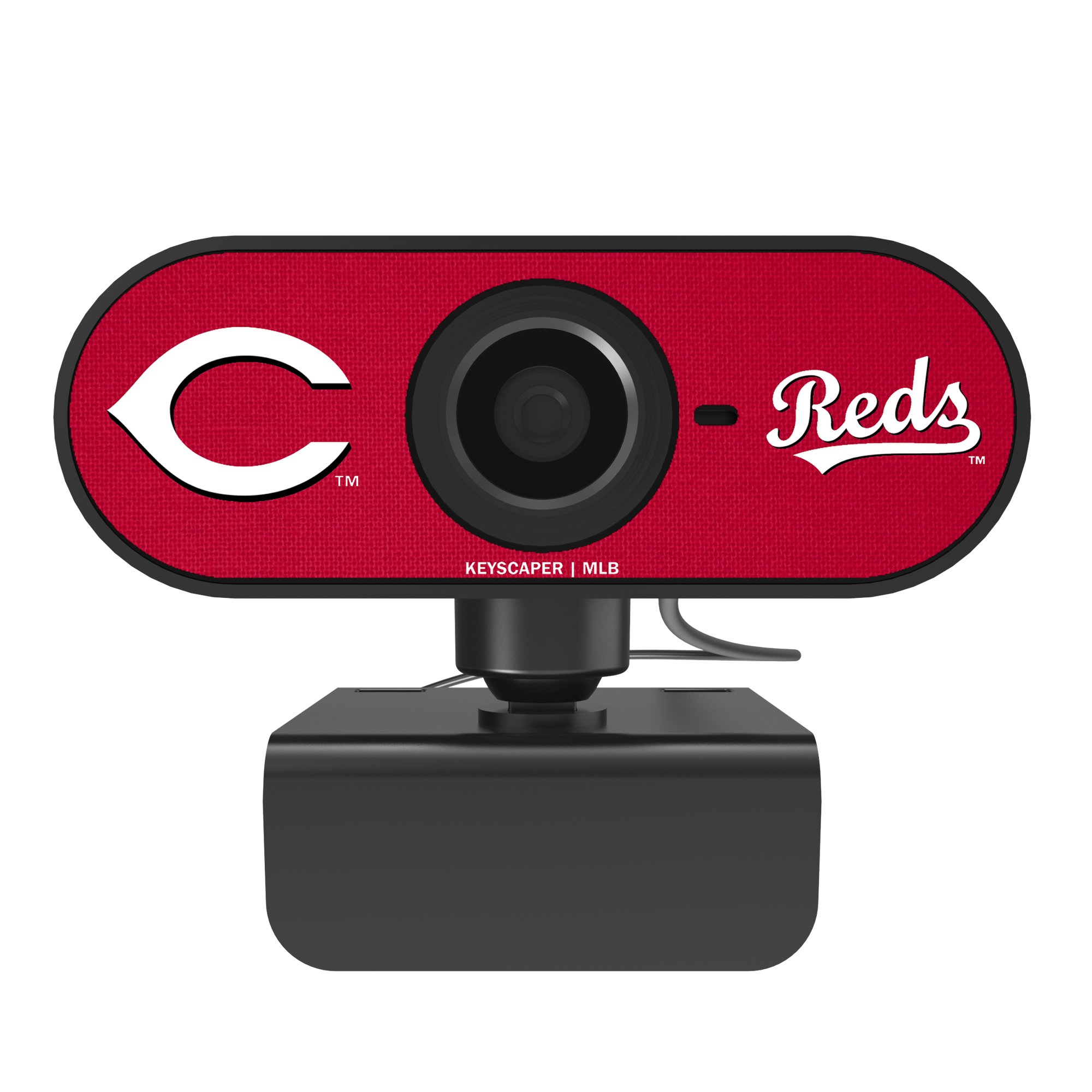 Keyscaper Cincinnati Reds Solid Full HD USB Webcam