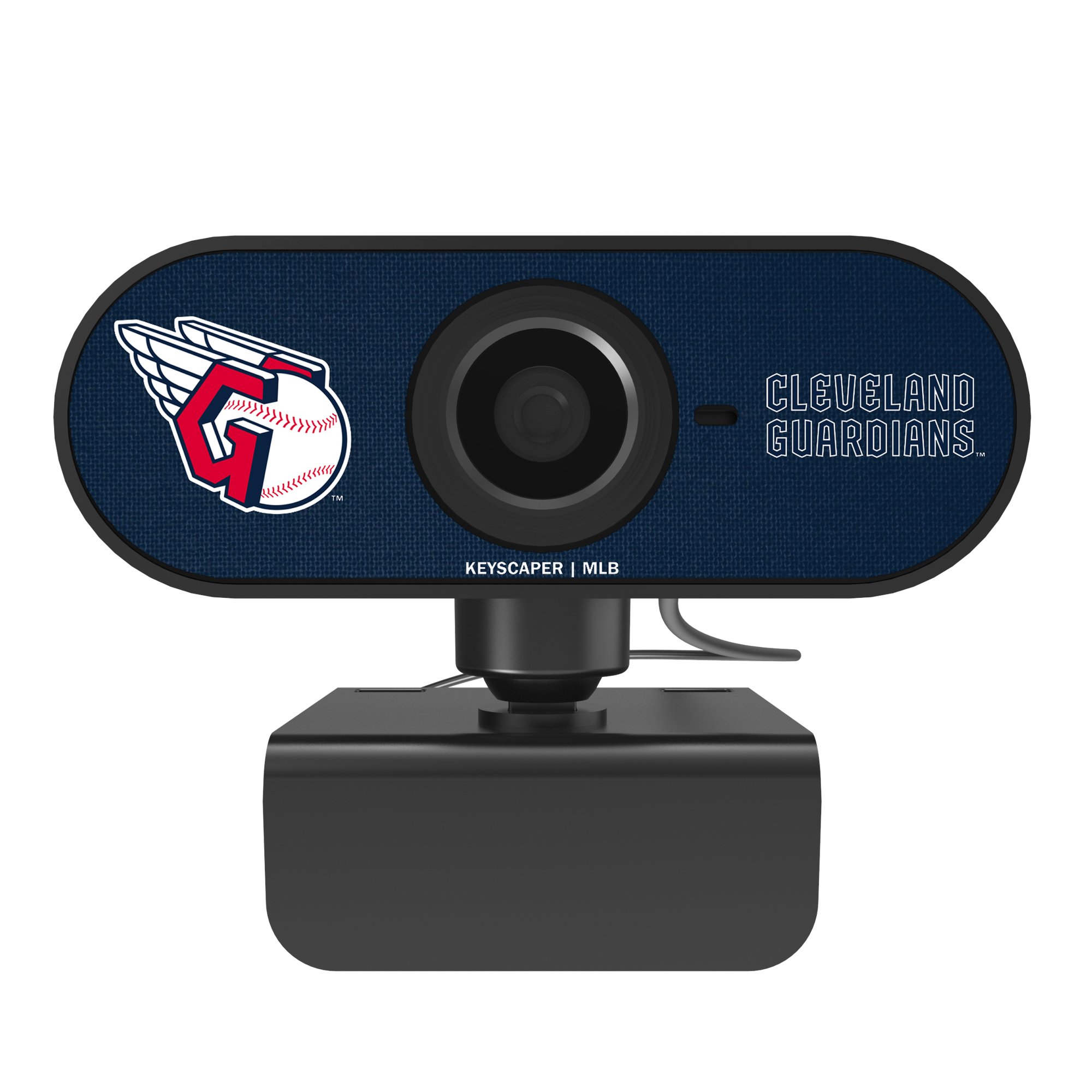 Keyscaper Cleveland Guardians Solid Full HD USB Webcam