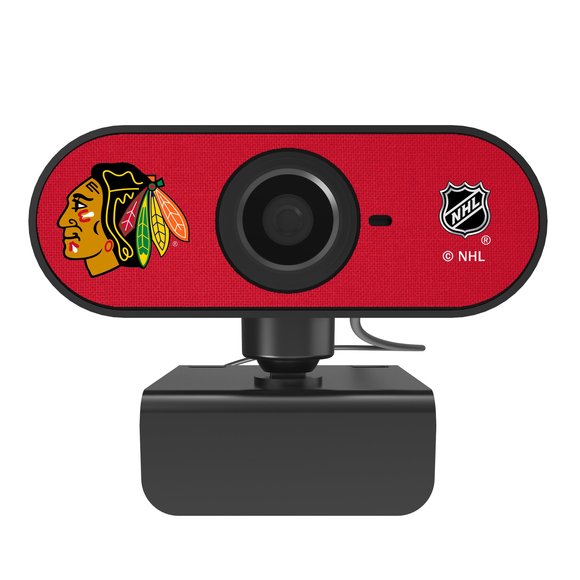 Keyscaper Chicago Blackhawks Solid Full HD USB Webcam