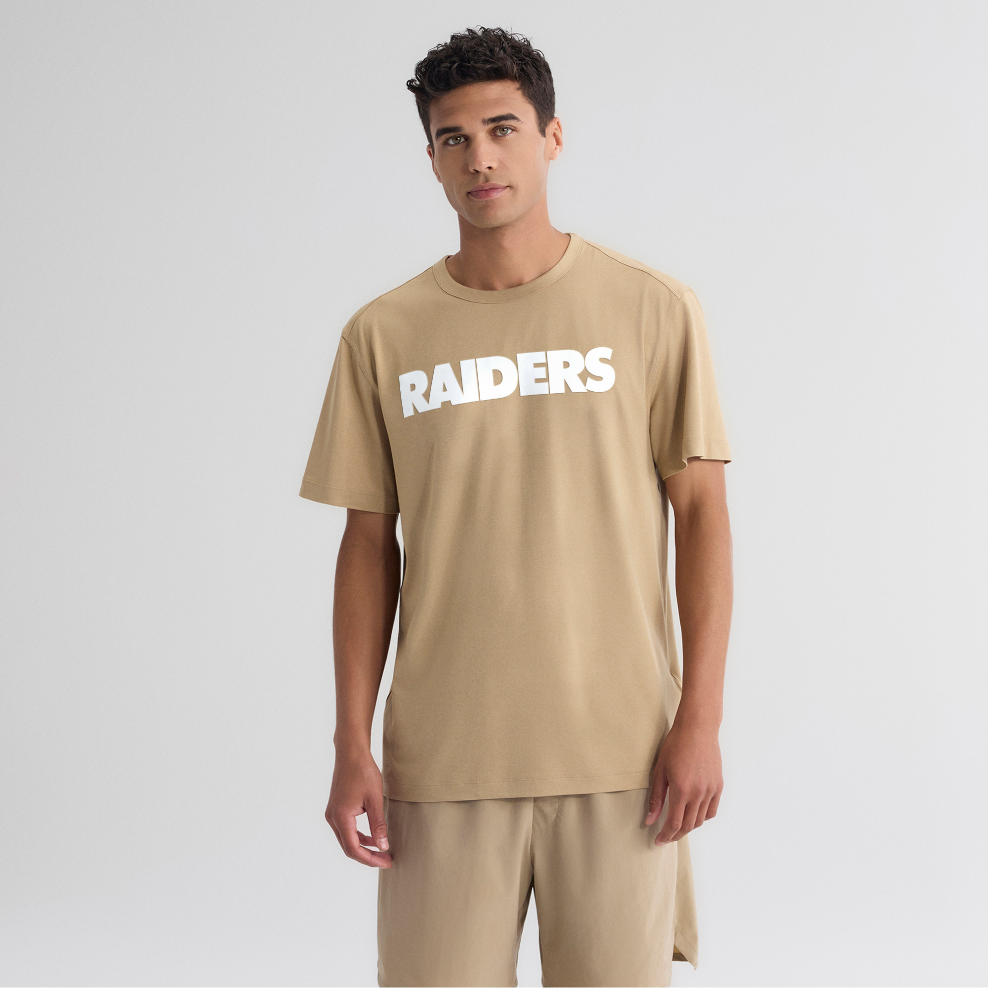 Men's Fanatics Tan Las Vegas Raiders Clutch T-Shirt