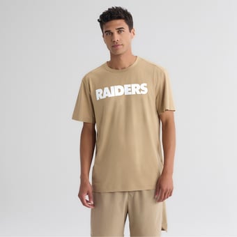 Men's Fanatics Tan Las Vegas Raiders Clutch T-Shirt