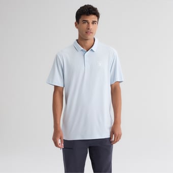 Men's Fanatics Light Blue Las Vegas Raiders Clutch Polo