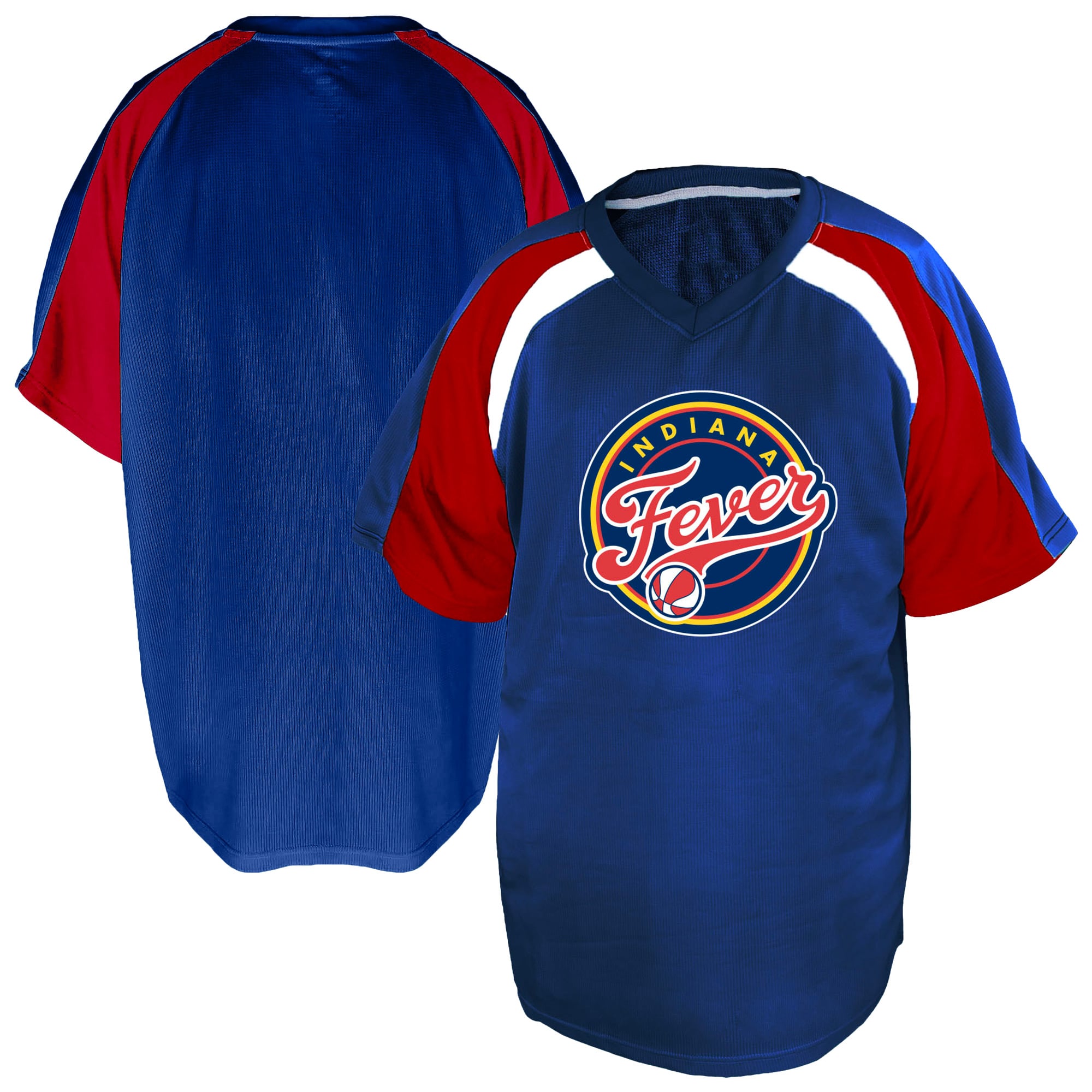 Men's Fanatics Navy Indiana Fever V-Neck T-Shirt