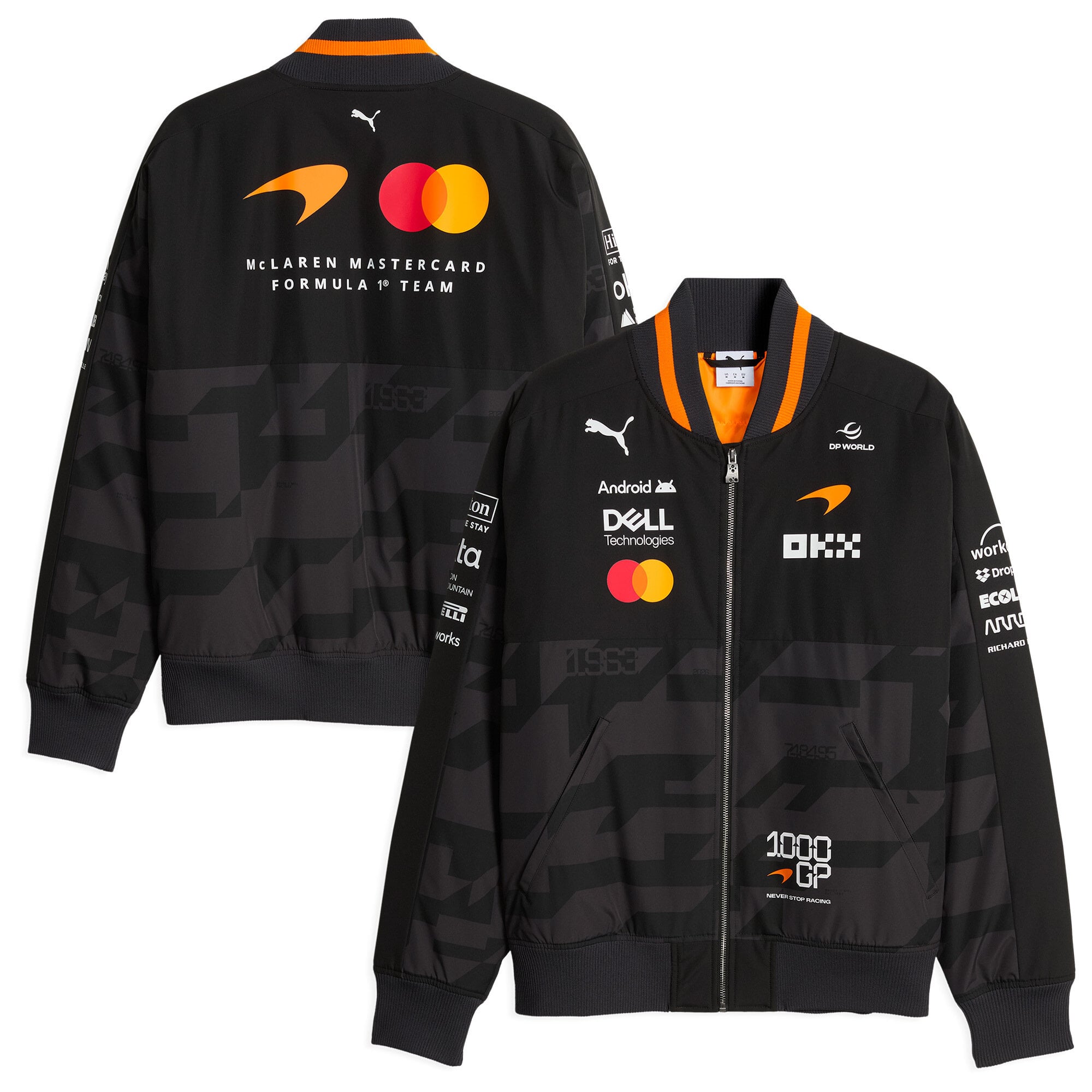 Chaqueta bomber réplica McLaren 1000th Race - Unisex