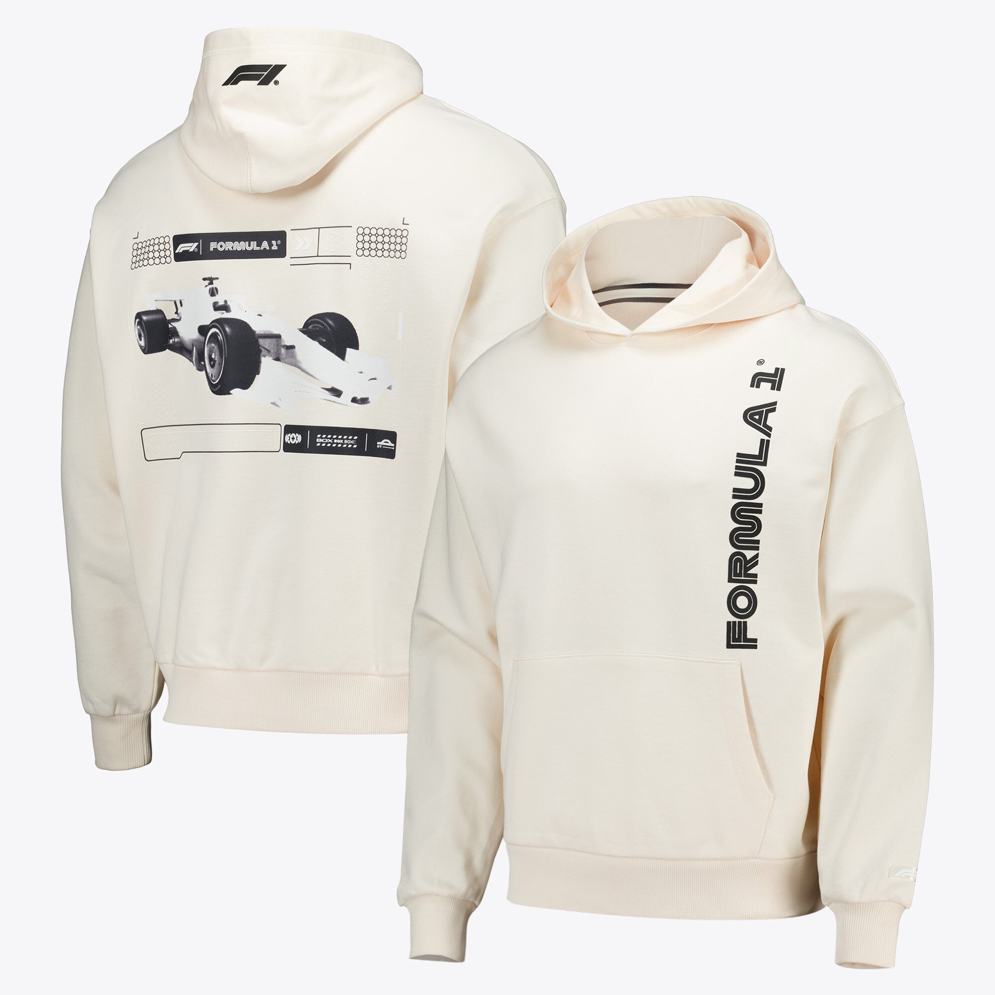 Formula 1 Elements Graphic Hoodie - White - Unisex