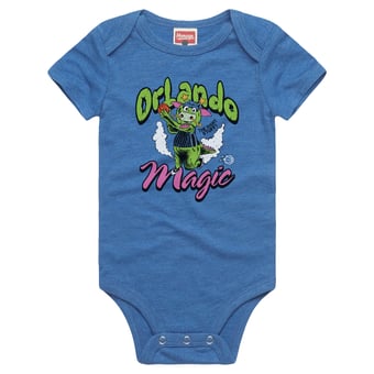Infant Homage  Royal Orlando Magic The Right Stuff Tri-Blend Bodysuit