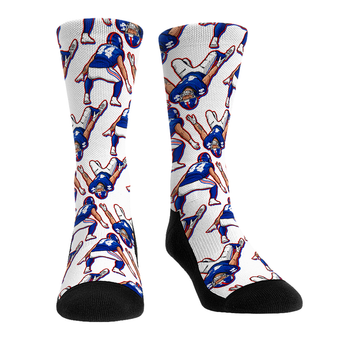 Unisex Rock Em Cam Skattebo New York Giants Player Celebration Crew Socks
