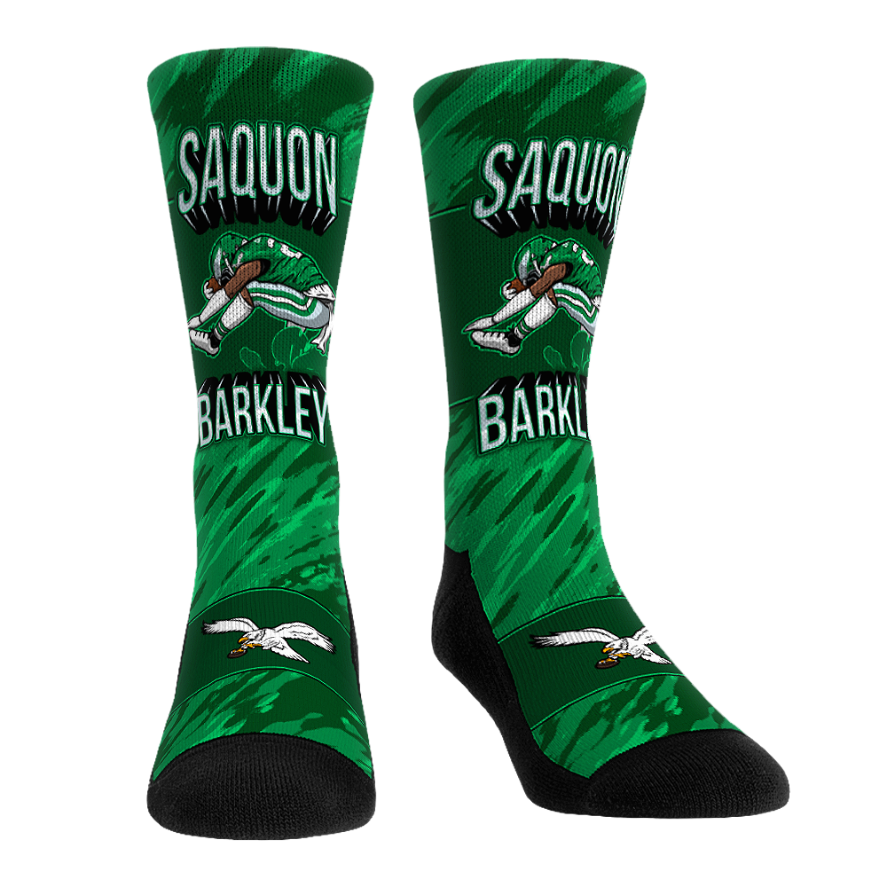 Unisex Rock Em Saquon Barkley Philadelphia Eagles Player Celebration Crew Socks