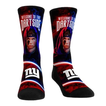 Youth Rock Em Jaxson Dart New York Giants Player Celebration Crew Socks