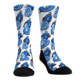 Youth Rock Em Jahmyr Gibbs Detroit Lions Player Celebration Crew Socks