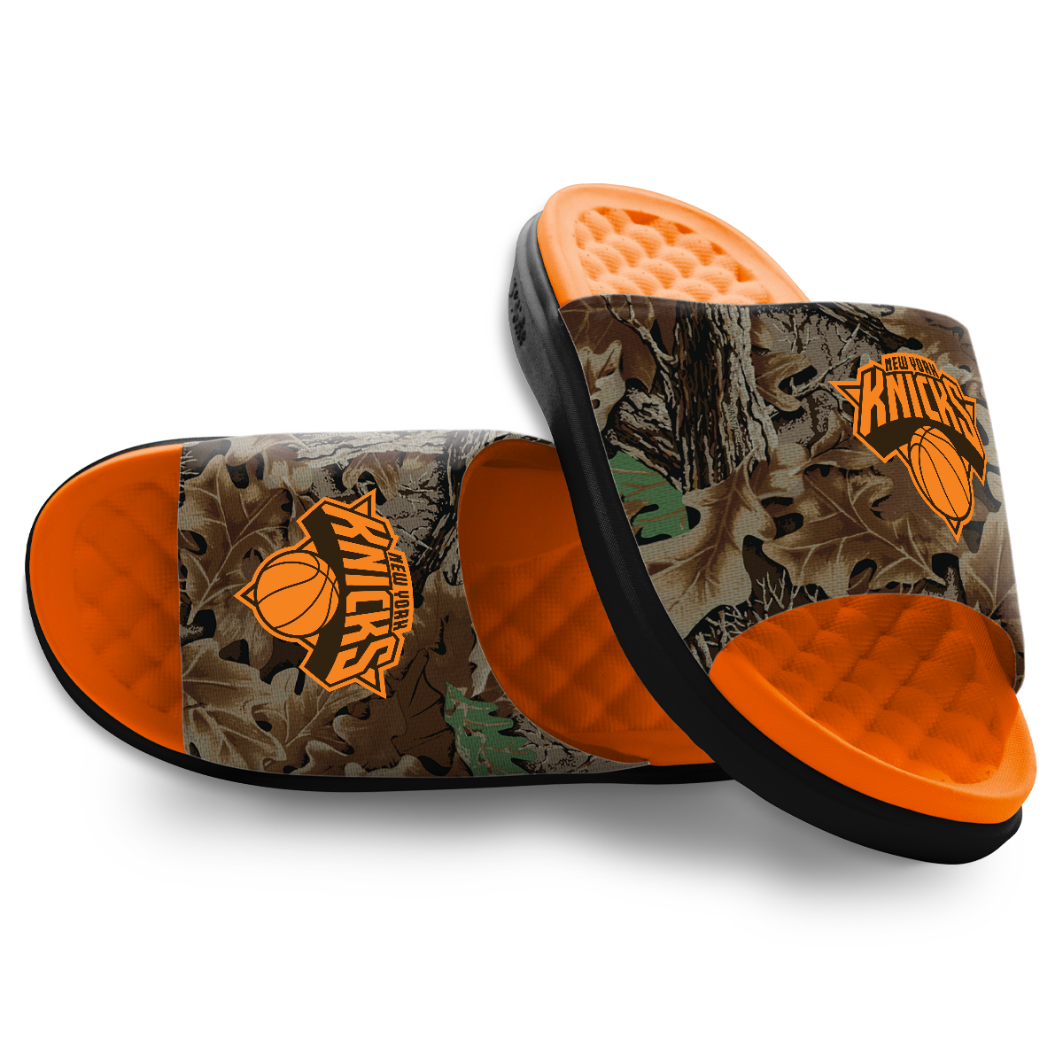 Unisex ISlide New York Knicks RealTree Advantage Camo Motive Slide Sandals