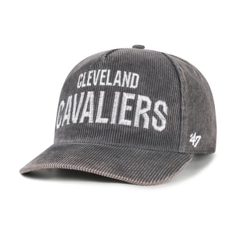 Men's '47  Charcoal Cleveland Cavaliers Reclaim Snow Wash Corduroy Adjustable Hitch Hat
