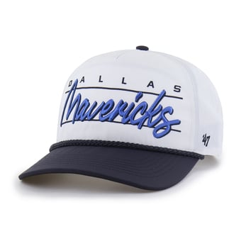 Men's '47  White Dallas Mavericks brrr° Condor Two-Tone Hitch Rope Adjustable Hat