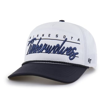 Men's '47  White Minnesota Timberwolves brrr° Condor Two-Tone Hitch Rope Adjustable Hat
