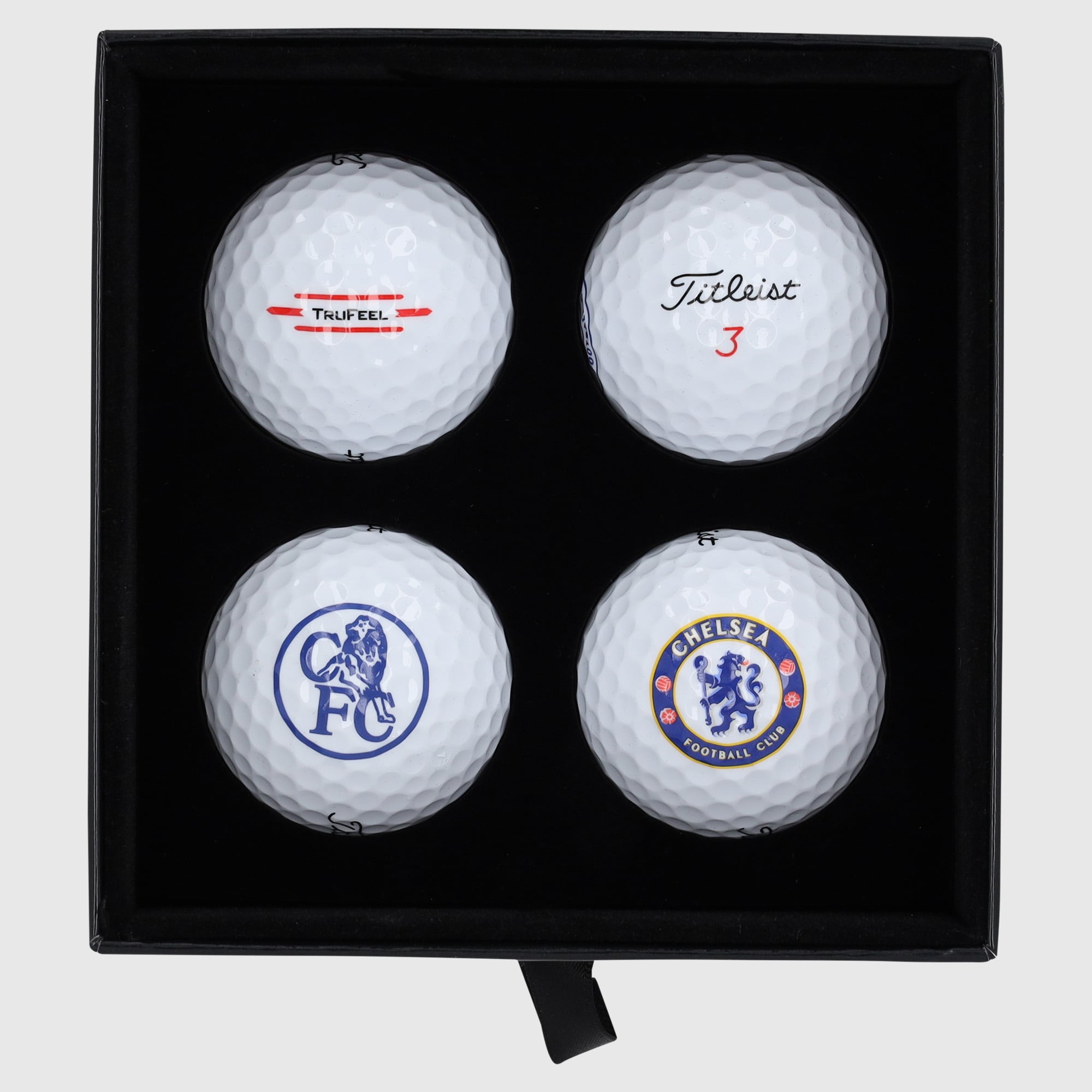 Chelsea Titleist TruFeel Golf Balls in Gift Box – 4 Pack