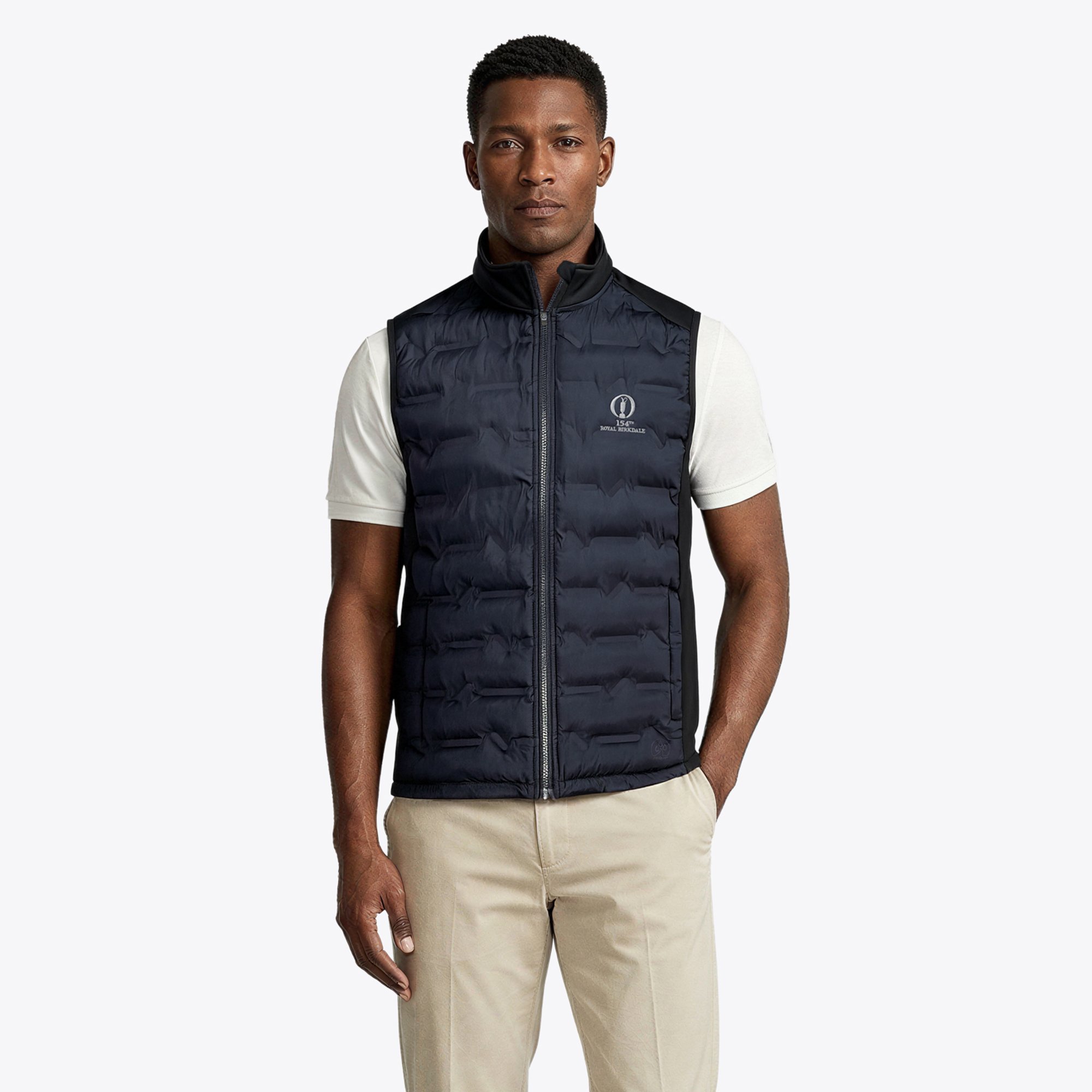 Gilet trapuntato The 154th Open Royal Birkdale Proquip Vortex - Nero