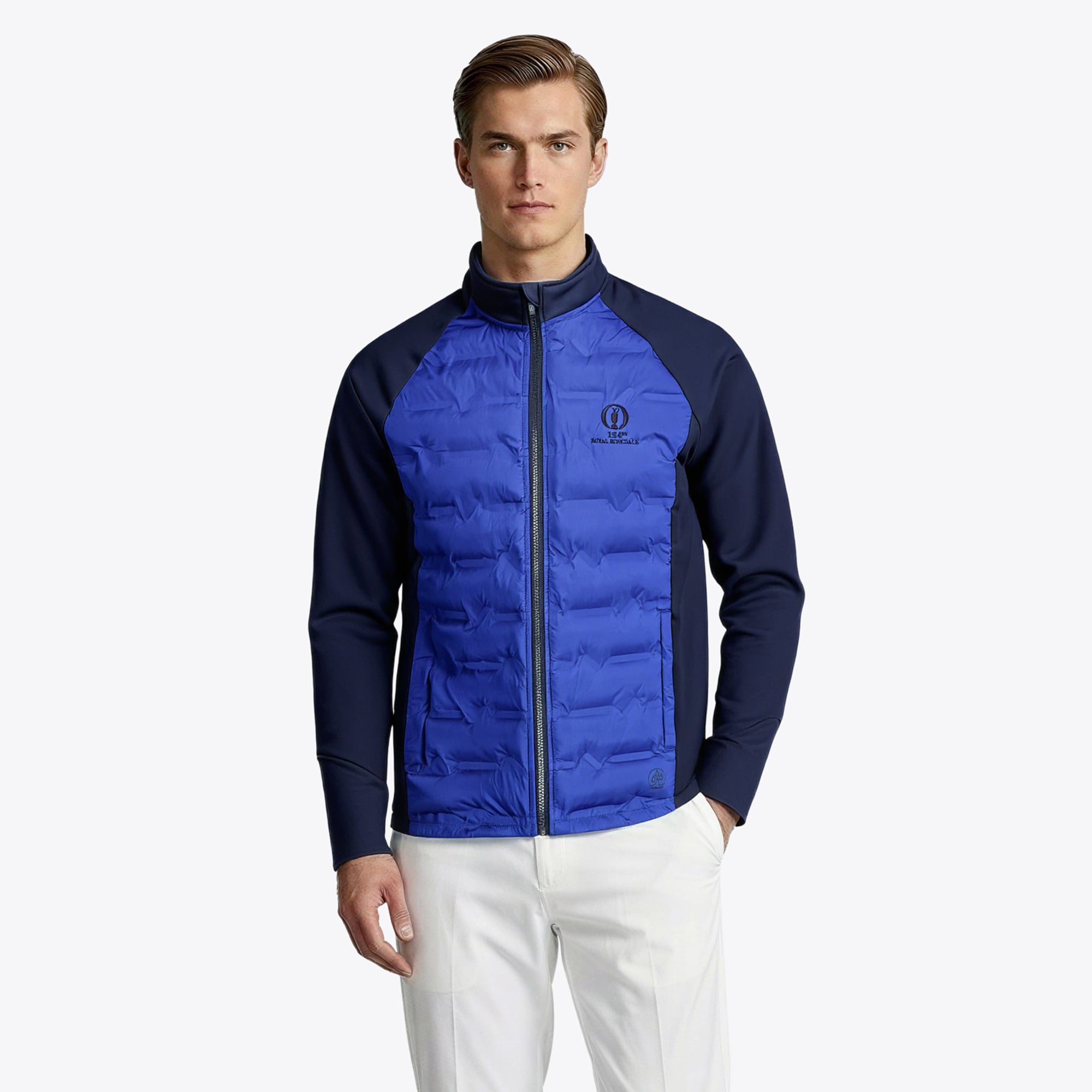 Giacco trapuntato The 154th Open Royal Birkdale Proquip Vortex - Blu Navy/Blu