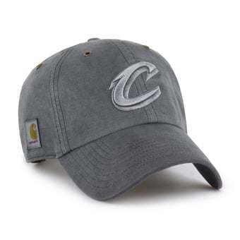 Men's Carhartt x '47  Charcoal Cleveland Cavaliers Clean Up Adjustable Hat