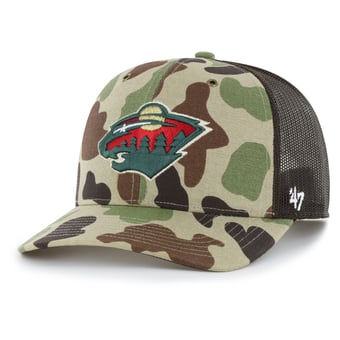 Men's Carhartt x '47 Duck Camo Minnesota Wild Adjustable Trucker Hat