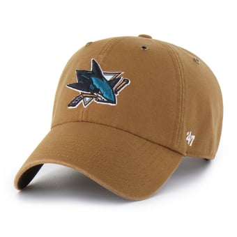 Men's Carhartt x '47  Brown San Jose Sharks Clean Up Adjustable Hat