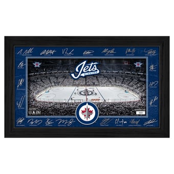 Highland Mint  Winnipeg Jets Limited Edition 2025 Facsimile Signature Rink Framed Photograph