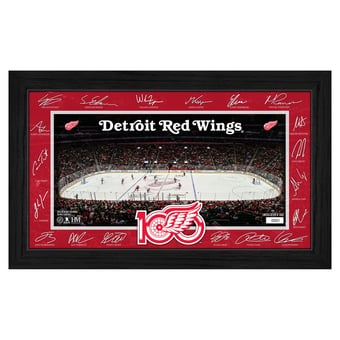 Highland Mint  Detroit Red Wings Limited Edition 2025 Facsimile Signature Rink Framed Photograph