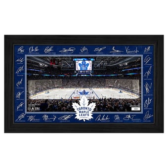 Highland Mint  Toronto Maple Leafs Limited Edition 2025 Facsimile Signature Rink Framed Photograph