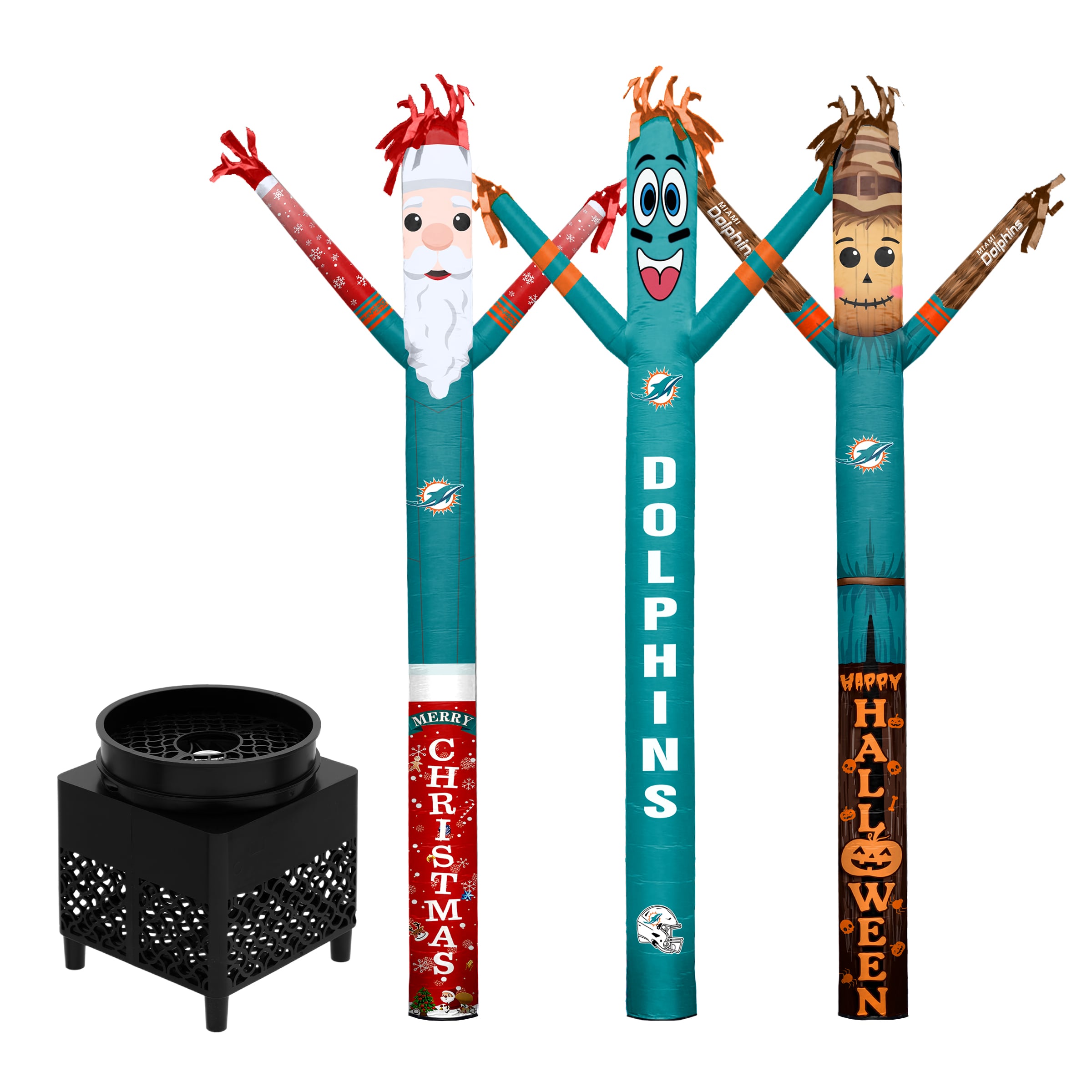 Miami Dolphins Inflatable Crazy Sports Fan Bundle Set