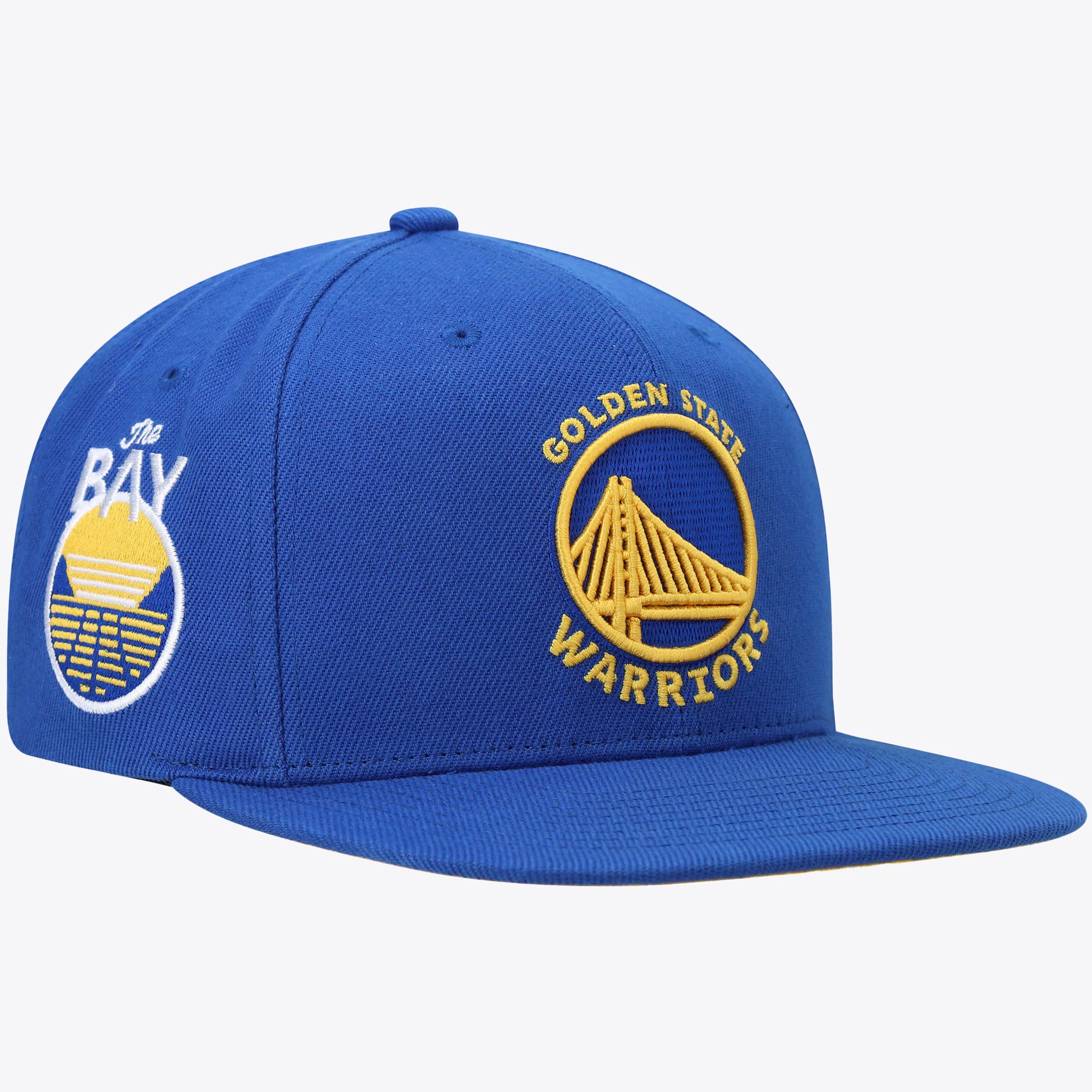 Golden State Warriors Mitchell & Ness Core Side Snapback Cap - Herren