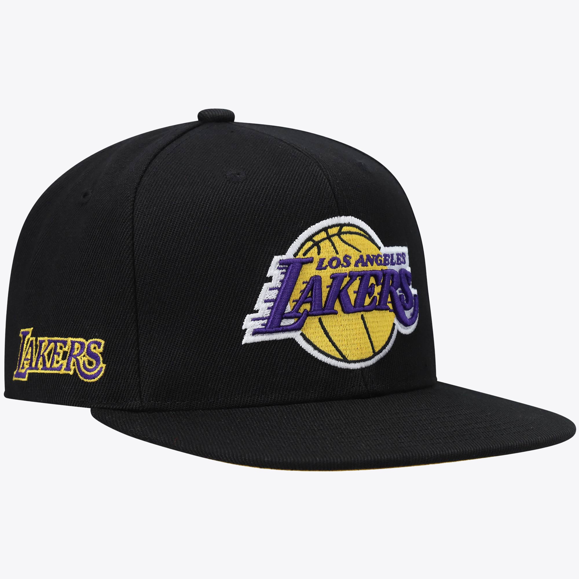 Los Angeles Lakers Mitchell & Ness Core Side Snapback Cap – Schwarz – Herren