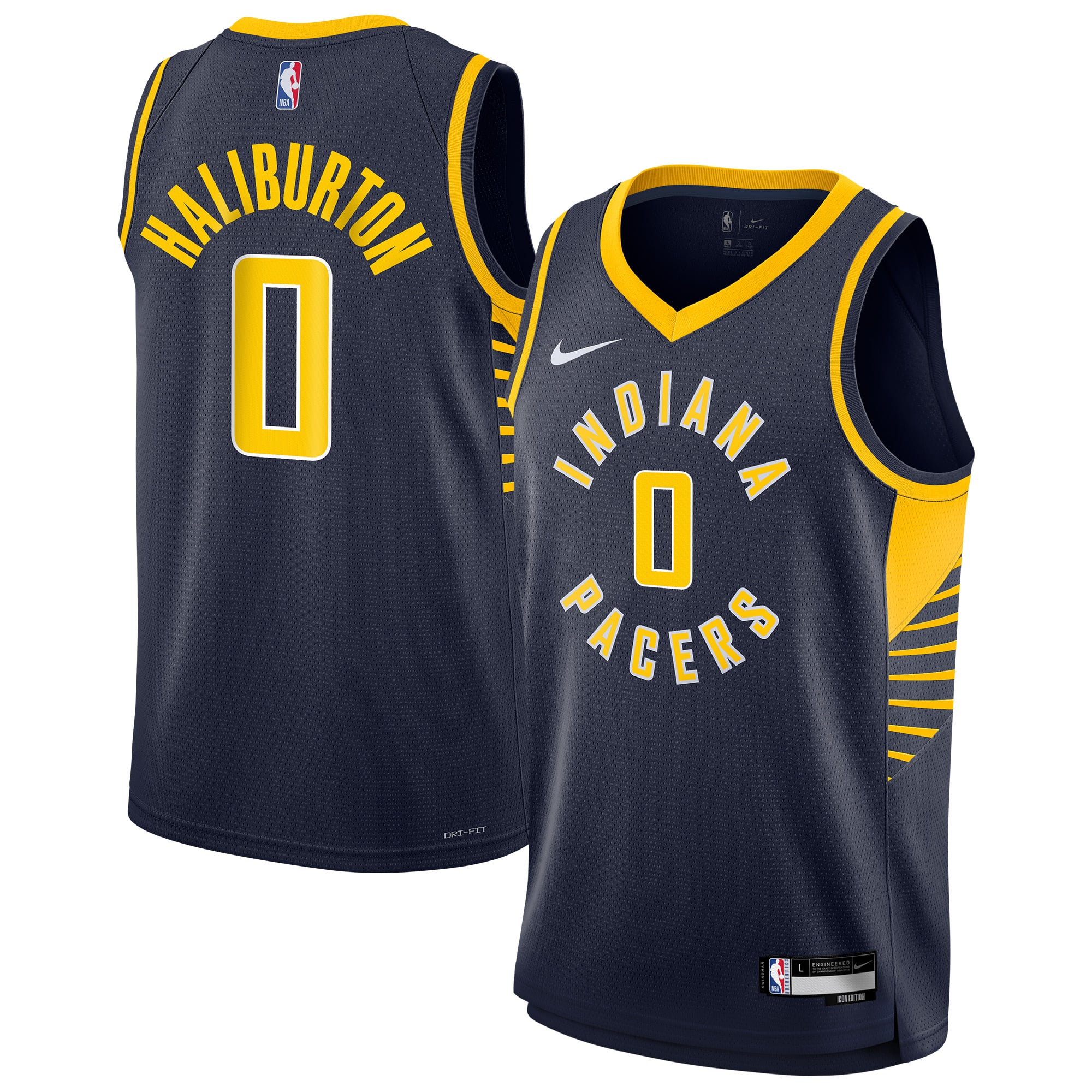Camiseta Swingman Icon de los Indiana Pacers de la NBA - Tyrese Haliburton - Juvenil