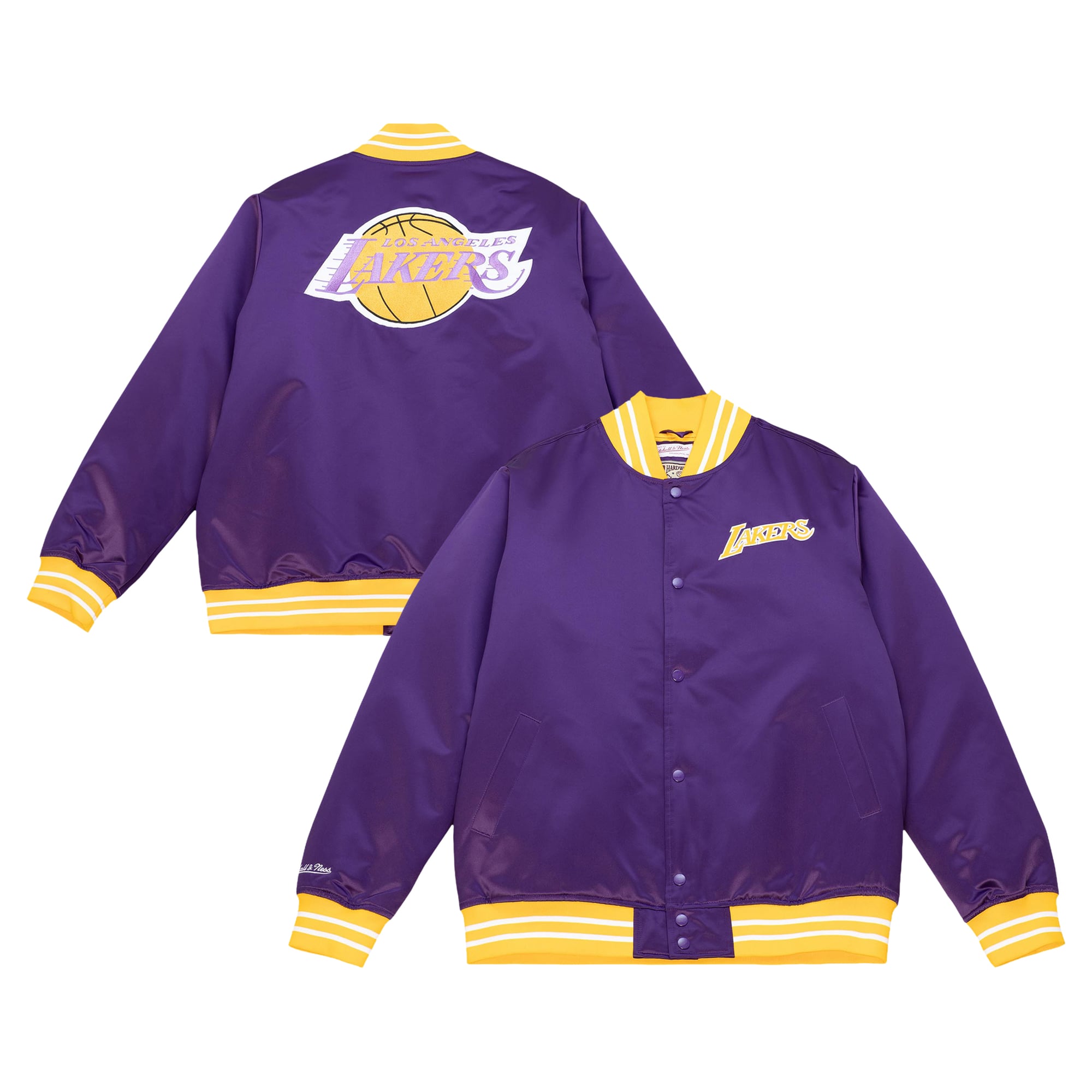 Los Angeles Lakers NBA Mitchell & Ness Heavyweight Satin Jacket