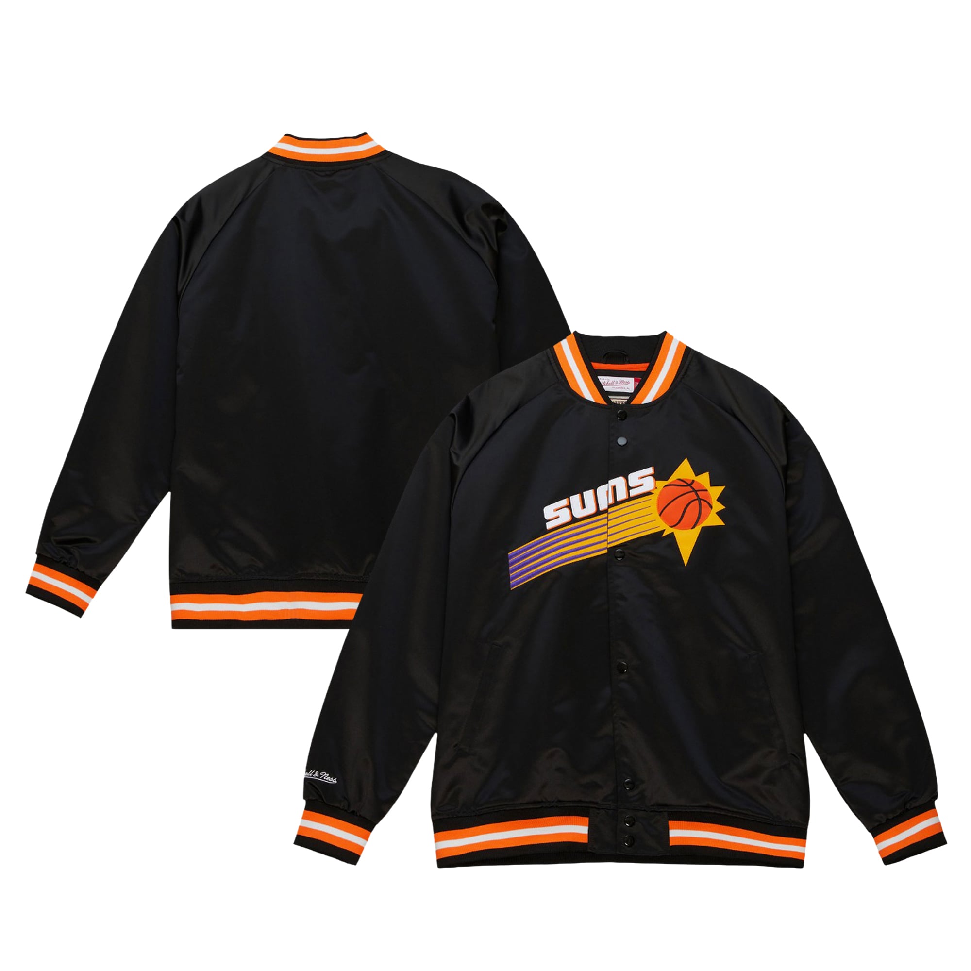 Phoenix Suns NBA Mitchell & Ness Lightweight Satin Jacket