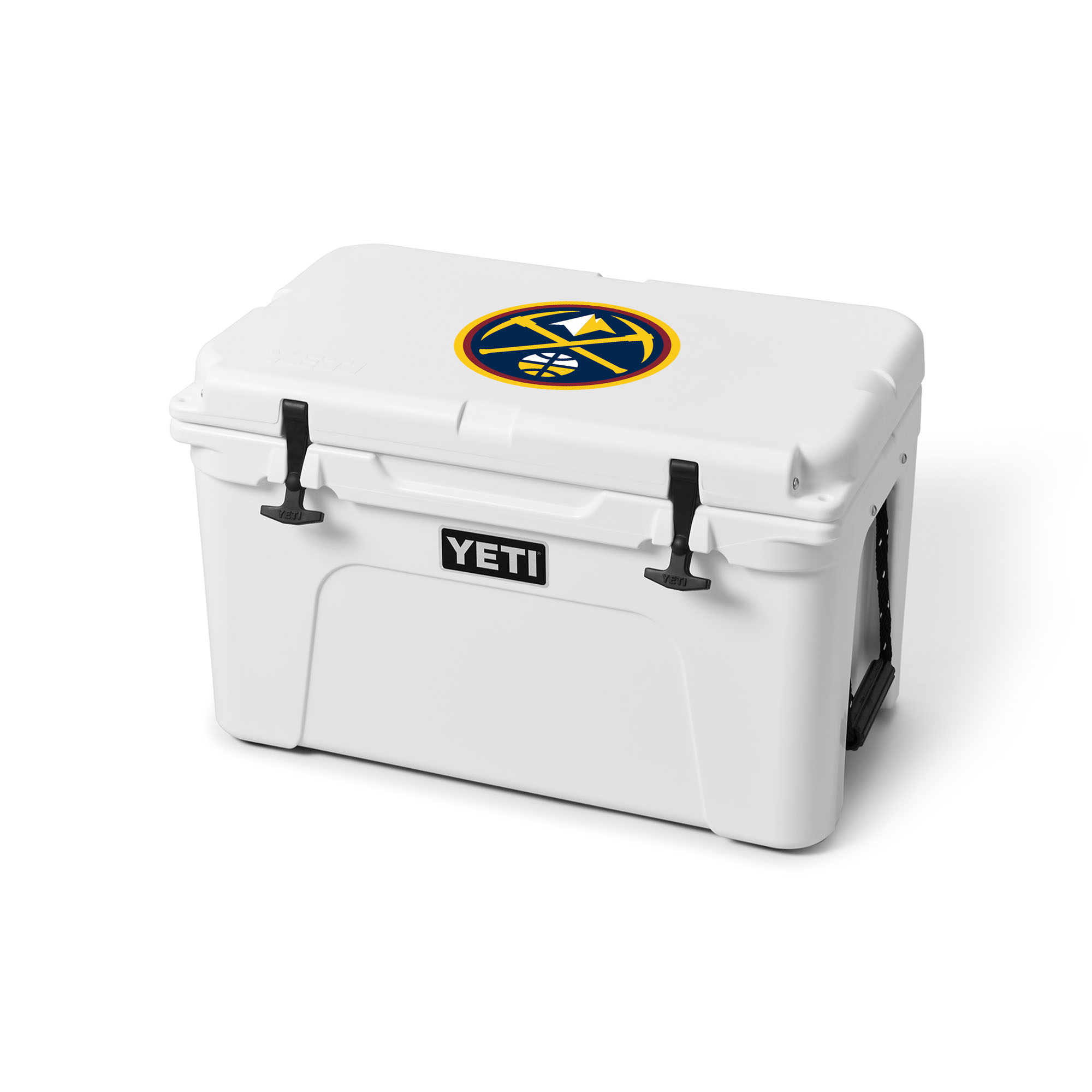 YETI White Denver Nuggets Tundra 45 Hard Cooler YETI White Denver Nuggets Tundra 45 Hard Cooler