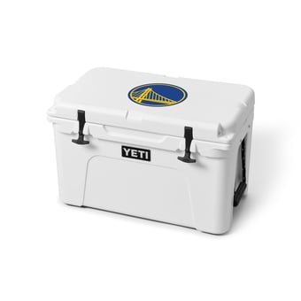 YETI White Golden State Warriors Tundra 45 Hard Cooler