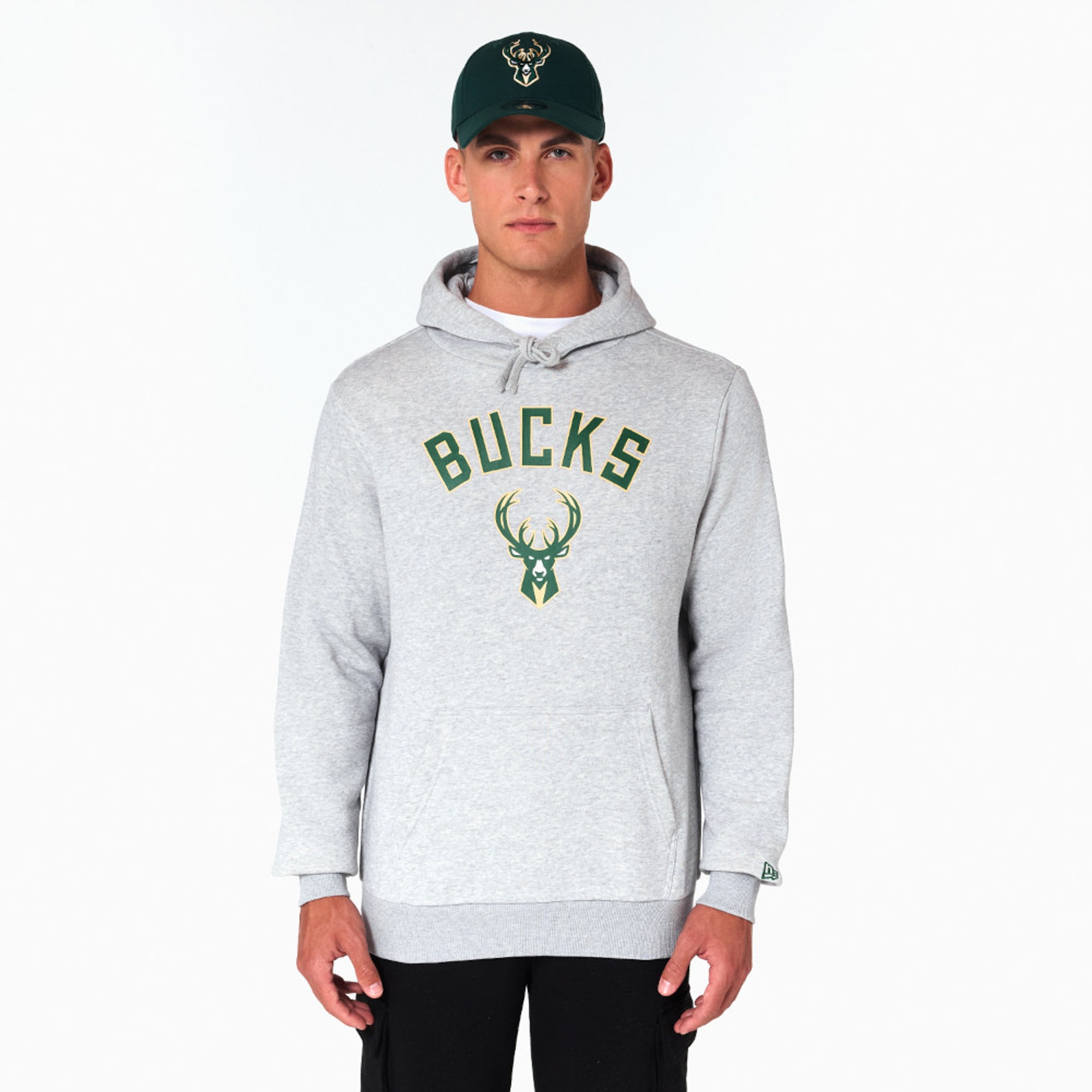 Milwaukee Bucks NBA Sudadera con Capucha con Logo del Equipo